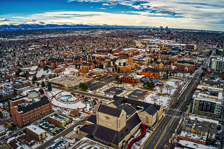 University of Denver in February